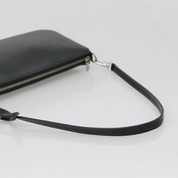 LOUIS VUITTON Epi Pochette Accessoires Accessory Pouch Black M52982 Auth 140897 - Picture 7 of 16